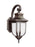 Generation Lighting Childress traditional 1-light LED outdoor exterior large wall lantern sconce in antique bronze finis