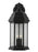 Generation Lighting Sevier traditional 3-light outdoor exterior extra large downlight outdoor wall lantern sconce in bla