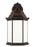Generation Lighting Sevier traditional 1-light outdoor exterior extra large downlight outdoor wall lantern sconce in ant