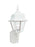 Generation Lighting Polycarbonate Outdoor traditional 1-light outdoor exterior large wall lantern sconce in white finish