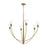 Jheni Six-light Large Chandelier With Clear Glass Shades | P400455-191