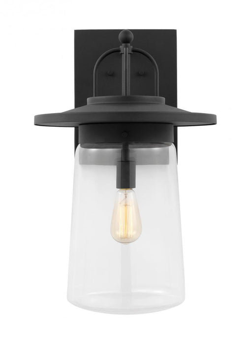 Tybee Casual 1-light Led Outdoor Exterior Extra Large Wall Lantern Sconce In Black Finish | 8808901EN7-12