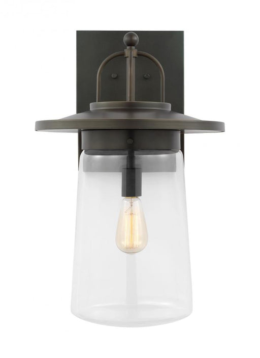 Tybee Casual 1-light Led Outdoor Exterior Extra Large Wall Lantern Sconce In Antique Bronze Finish | 8808901EN7-71