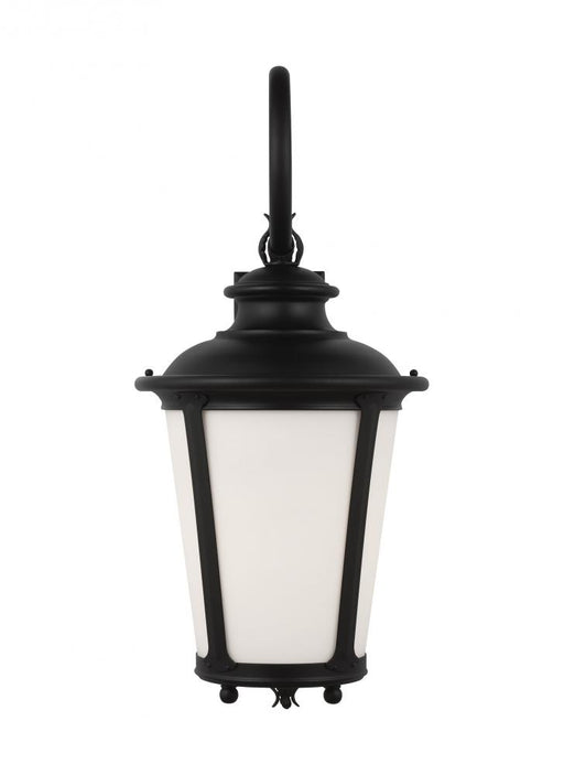 Generation Lighting Cape May traditional 1-light outdoor exterior extra large 30'' tall wall lantern sconce in b