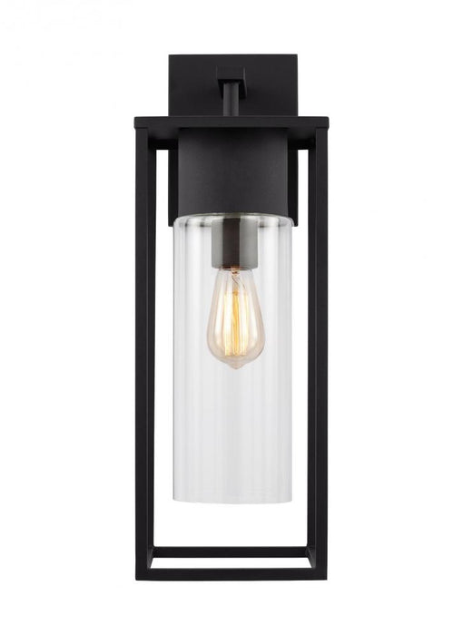 Vado Transitional 1-light Led Outdoor Exterior Extra Large Wall Lantern Sconce In Black Finish With | 8831101EN7-12