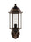 Generation Lighting Sevier traditional 1-light outdoor exterior medium uplight outdoor wall lantern sconce in antique br