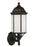 Generation Lighting Sevier traditional 1-light LED outdoor exterior medium uplight outdoor wall lantern sconce in antiqu