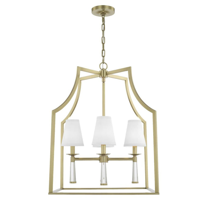 Baxter 22'' Aged Brass Chandelier | 8864-AG