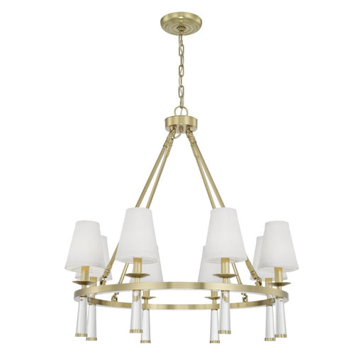 Baxter 31.5'' Aged Brass Chandelier | 8867-AG