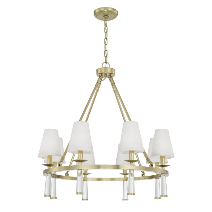 Baxter 31.5'' Aged Brass Chandelier | 8867-AG
