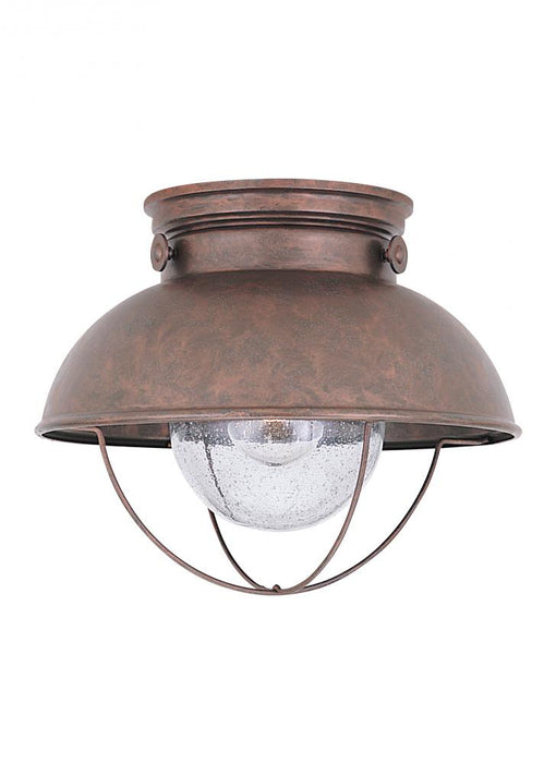 Sebring One Light Outdoor Ceiling Flush Mount | 8869-44