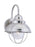 Generation Lighting Sebring transitional 1-light outdoor exterior small wall lantern sconce in brushed stainless silver
