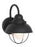 Generation Lighting Sebring transitional 1-light LED outdoor exterior small wall lantern sconce in black finish with cle