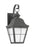 Generation Lighting Chatham traditional 1-light medium outdoor exterior wall lantern sconce in oxidized bronze finish wi