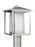 Generation Lighting Hunnington contemporary 1-light LED outdoor exterior post lantern in weathered pewter grey finish wi