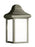 Generation Lighting Mullberry Hill traditional 1-light LED outdoor exterior wall lantern sconce in pewter finish with sm