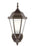 Generation Lighting Bakersville traditional 1-light outdoor exterior wall lantern sconce in antique bronze finish with s