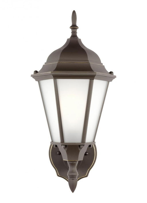 Generation Lighting Bakersville traditional 1-light outdoor exterior wall lantern sconce in antique bronze finish with s