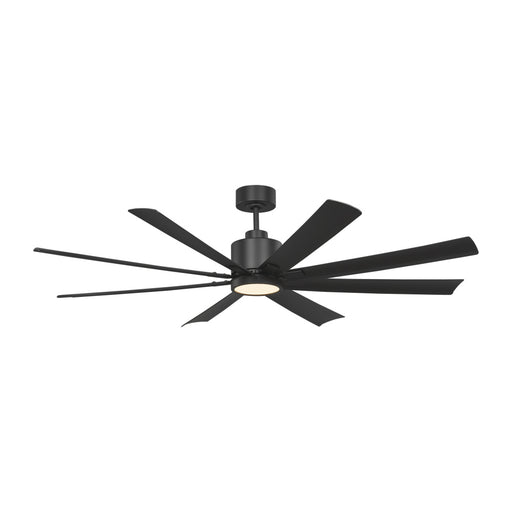 Flera Smart 65 Led Ceiling Fan In Midnight Black With Midnight Black Blades | 8FLSM65MBKD