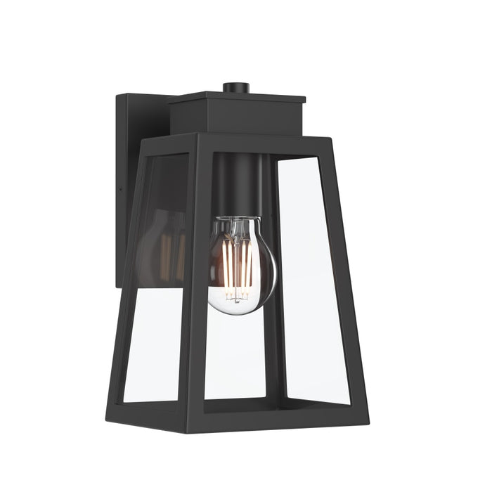Hedry Small Outdoor Wall Lantern With Clear Glass Panels | P560401-31M