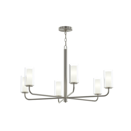 Mack Six-light Chandelier With Layered Glass Shades | P400477-009