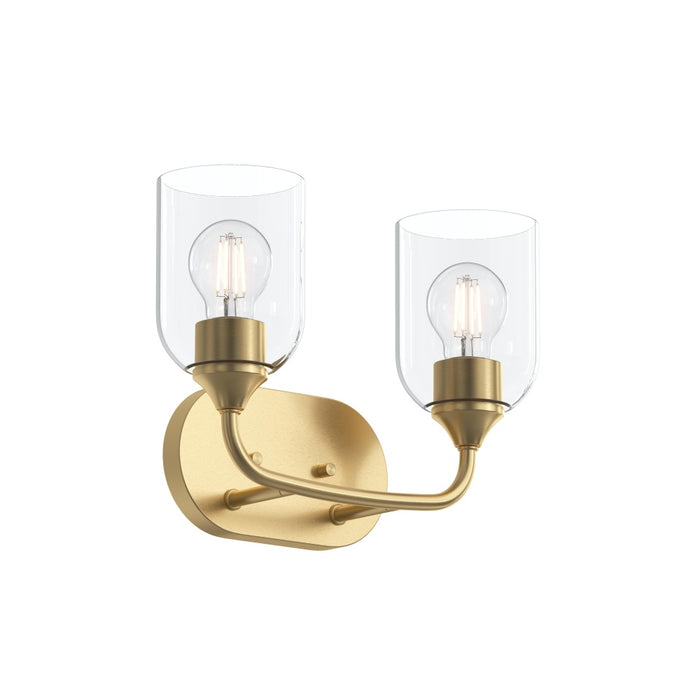 Ilia 2-light Bath Vanity With Clear Glass Shade | P300572-191