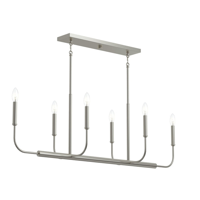 Reines Six-light Linear Chandelier | P400450-009