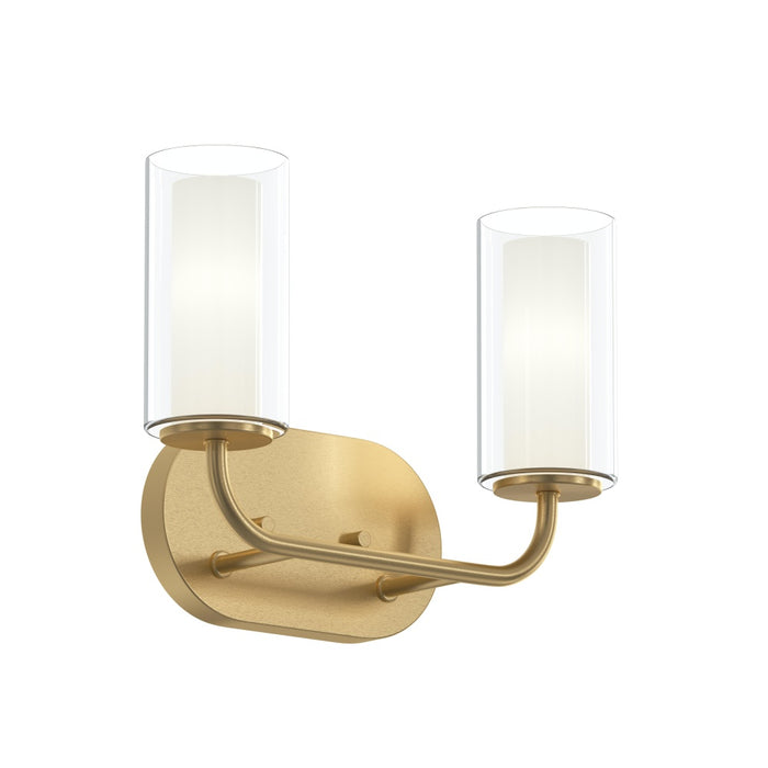 Mack Two-light Vanity Light With Layered Glass Shades | P300575-191