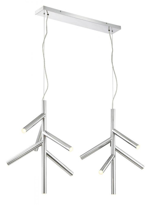 12 Light Linear Chandelier | 917-6CH-LED-2LCH