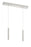 2 Light Linear Chandelier | 917MP12-BN-LED-2LBN