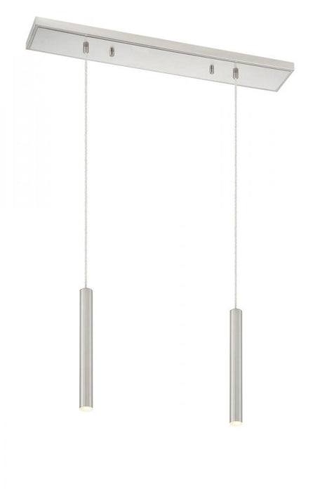 2 Light Linear Chandelier | 917MP12-BN-LED-2LBN