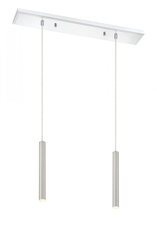 2 Light Linear Chandelier | 917MP12-BN-LED-2LCH