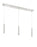 3 Light Linear Chandelier | 917MP12-BN-LED-3LBN