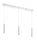 3 Light Linear Chandelier | 917MP12-BN-LED-3LCH