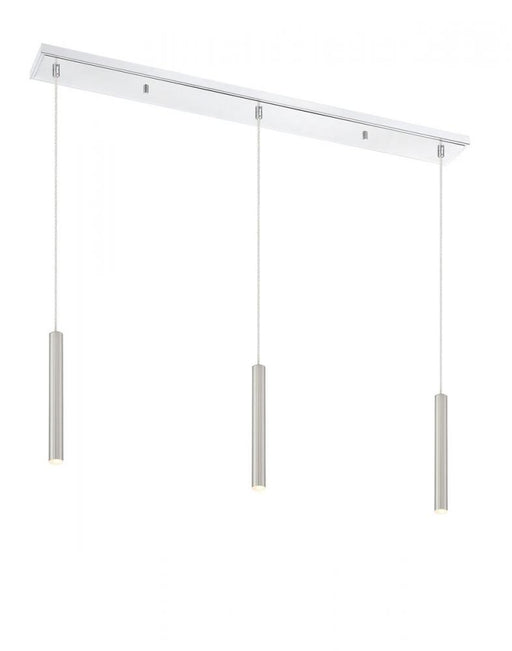 3 Light Linear Chandelier | 917MP12-BN-LED-3LCH