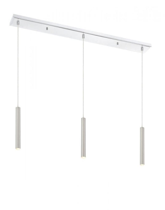 3 Light Linear Chandelier | 917MP12-BN-LED-3LCH