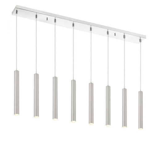 8 Light Linear Chandelier | 917MP12-BN-LED-8LCH
