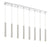 8 Light Linear Chandelier | 917MP12-BN-LED-8LCH