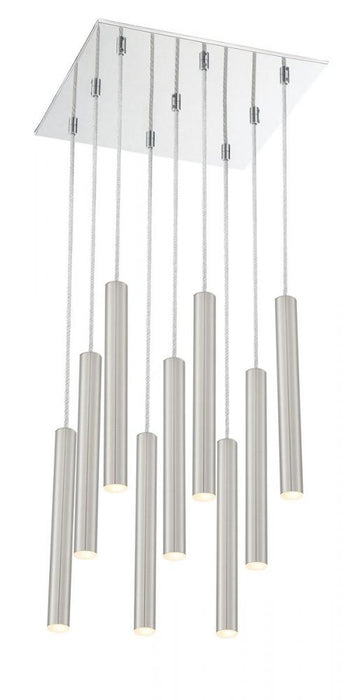 9 Light Chandelier | 917MP12-BN-LED-9SCH
