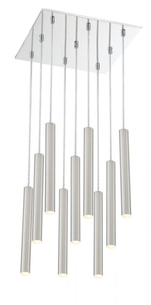 9 Light Chandelier | 917MP12-BN-LED-9SCH
