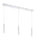 3 Light Linear Chandelier | 917MP12-CH-LED-3LCH