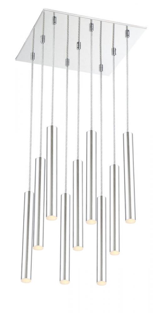 9 Light Chandelier | 917MP12-CH-LED-9SCH
