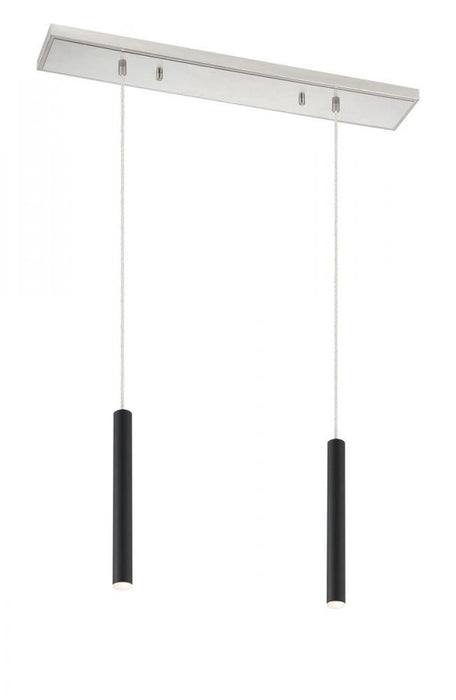 2 Light Linear Chandelier | 917MP12-MB-LED-2LBN