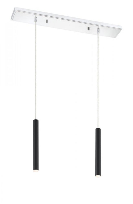 2 Light Linear Chandelier | 917MP12-MB-LED-2LCH