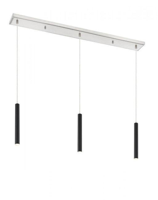 3 Light Linear Chandelier | 917MP12-MB-LED-3LBN