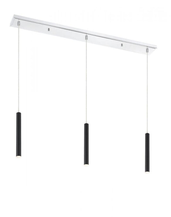 3 Light Linear Chandelier | 917MP12-MB-LED-3LCH