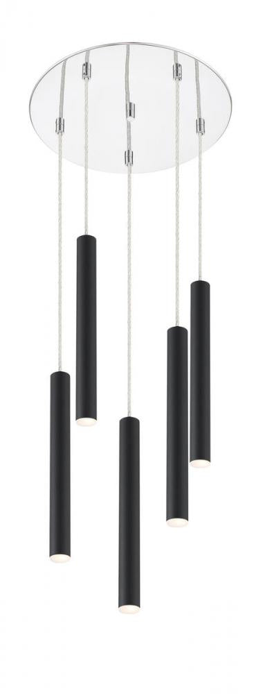 5 Light Chandelier | 917MP12-MB-LED-5RCH