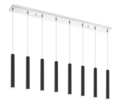 8 Light Linear Chandelier | 917MP12-MB-LED-8LCH