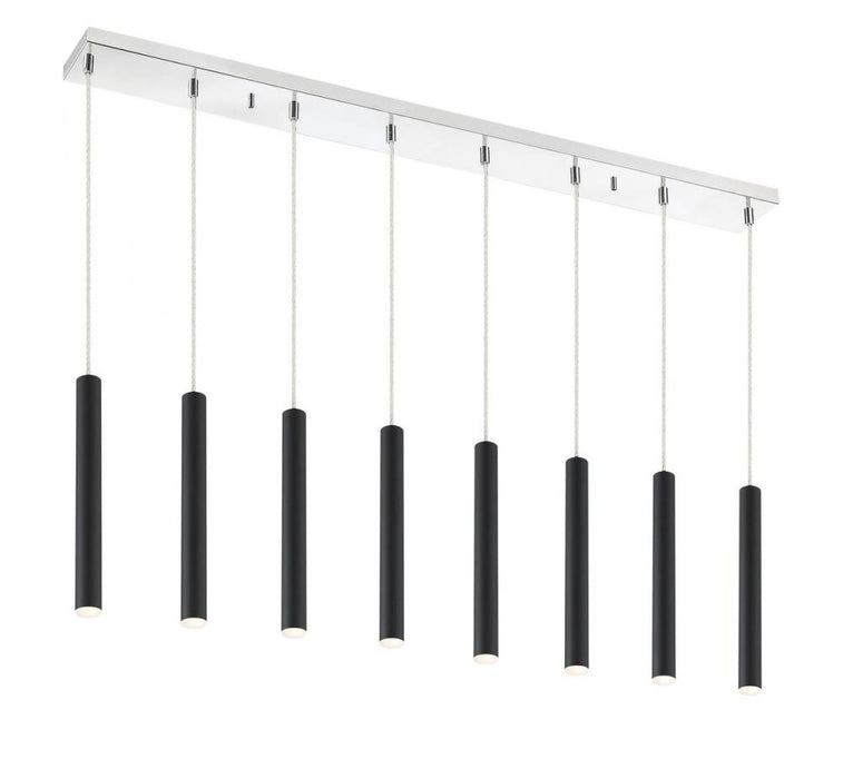 8 Light Linear Chandelier | 917MP12-MB-LED-8LCH