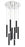 9 Light Chandelier | 917MP12-MB-LED-9RCH